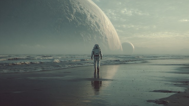 異星の宇宙飛行士